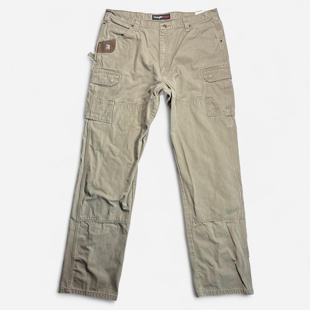 Wrangler Riggs Workwear bark ranger cargo work pants, 100% cotton, 42x36